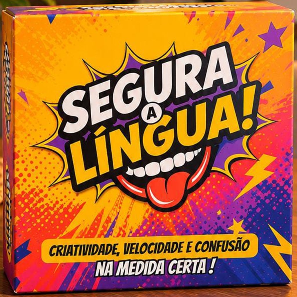 Caixa do jogo Segura a Língua