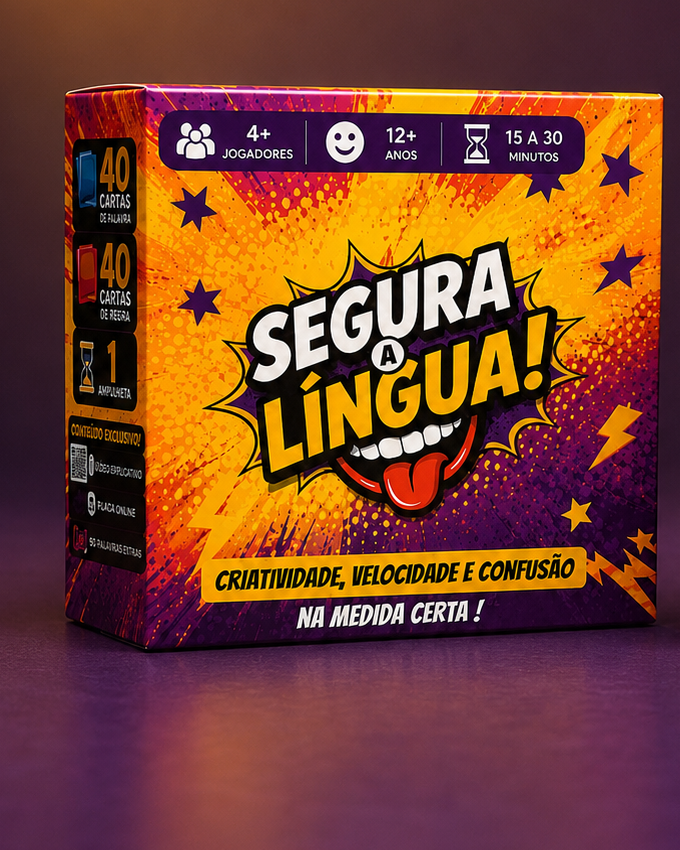 Caixa do jogo Segura a Língua
